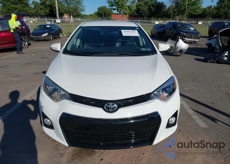 2016 Toyota Corolla S Plus из США, поврежденный, VIN 2T1BURHE2GC698516